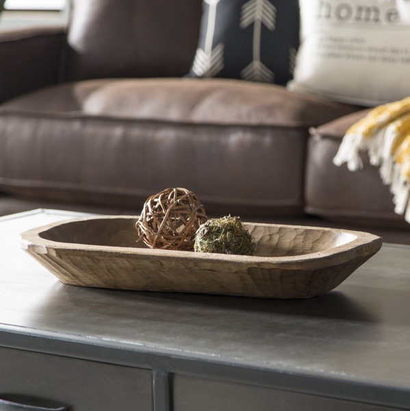 Union Rustic Old Wood Dough Bowl & Reviews Wayfair